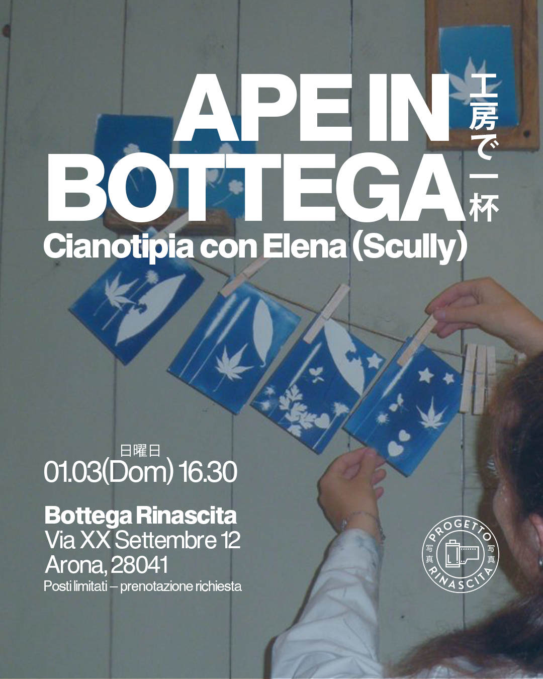 Workshop Cianotipia